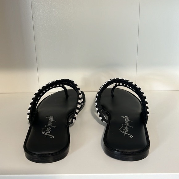NWT FREE PEOPLE BEATRICE BEADED SANDAL - Picture 5 of 9